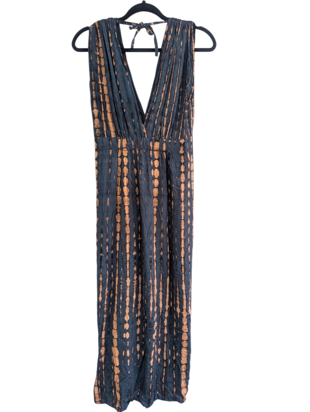 Pink Haley Deep Sea Blue Clara Maxi Slip Dress